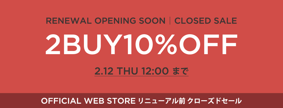 ２BUY10％OFF